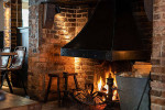 Bull Pub Sussex Reise South Downs Pub Kamin