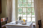 BB Fiona Urlaub Cornwall Reise Breakfast Aussicht