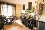 Bar in der Gästelounge
