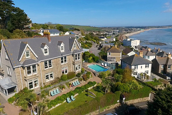 Hotel Meerblick mit Pool in Penzance