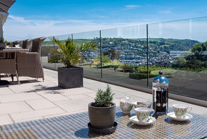 Aussicht von der Terrasse
