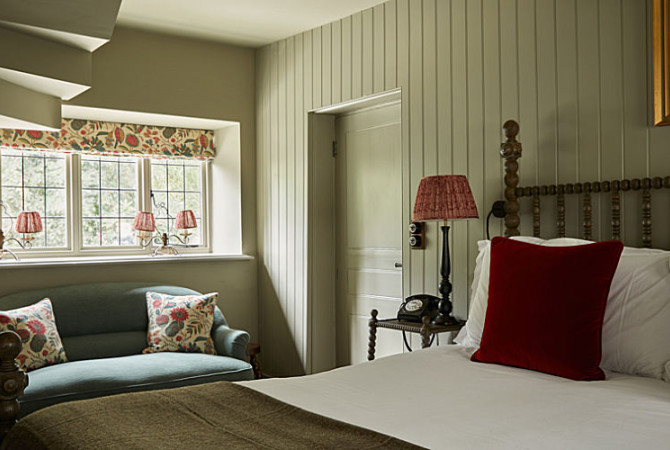 Hotel Pig Cotswolds Reise Urlaub Comfy Luxus Doppelzimmer