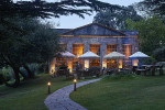 Hotel Pig Devon Urlaub JurassicCoast Reise Restaurant Folly abends v2