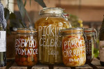 Hotel Pig Devon Urlaub JurassicCoast Reise Restaurant Pickled Vegetables
