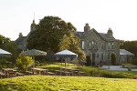 PIG Hotel HarlynBay Urlaub Cornwall LobsterShed Terrasse