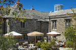 PIG Hotel HarlynBay Urlaub Cornwall Restaurant Terrasse