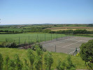 Hauseigener Tennisplatz
