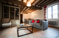 Nora Ferienhaus1 Loire Wohnzimmer