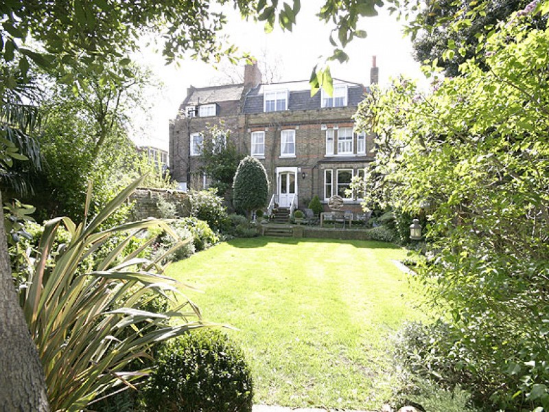 Städtereise nach London - Garten des B&B Anne P.