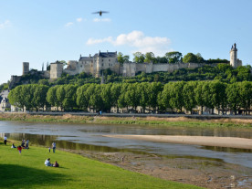 Festung Chinon, Loire Tal