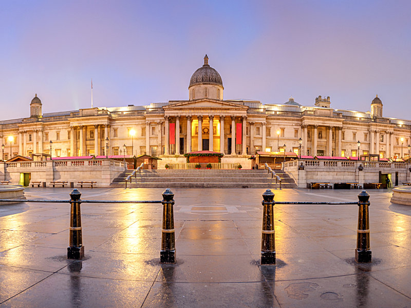 Nachtleben in Soho London am Trafalgar Square - Wochenende in London