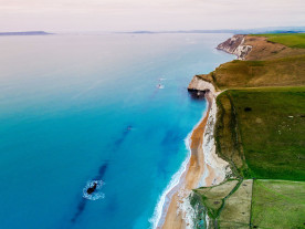 Dover bis Land's End - weiße Klippen von Dover