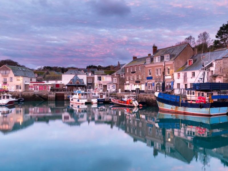 Abenstimmung im Hafenstädtchen Padstow