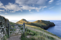Küstenwanderweg bei Pentire Head, Reisen Cornwall 