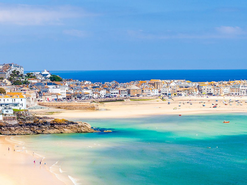 Malerischer Blick auf St. Ives, Cornwall