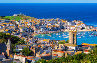 Malerischer Ort St. Ives, Cornwall