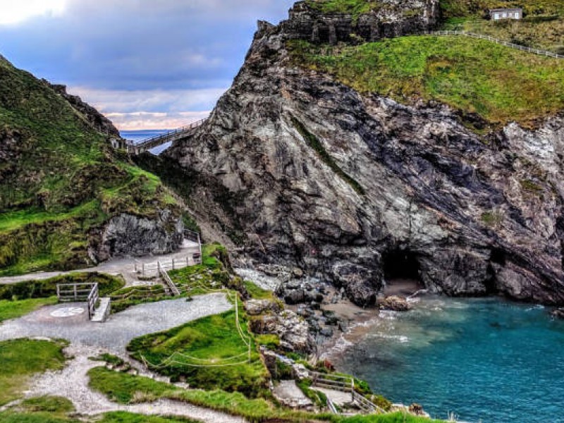 Tintagel Merlin's Cove - Reise zu Kraftorten Cornwall