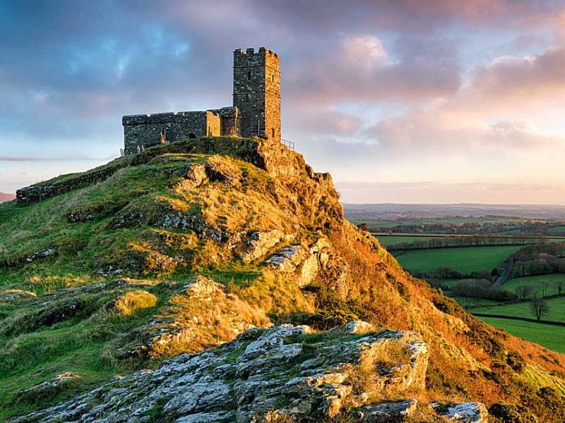 Brentor im Dartmoor fotografieren im Cornwall Urlaub
