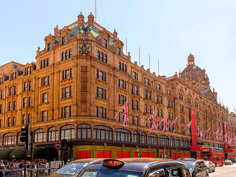 Shopping bei Harrod's in London