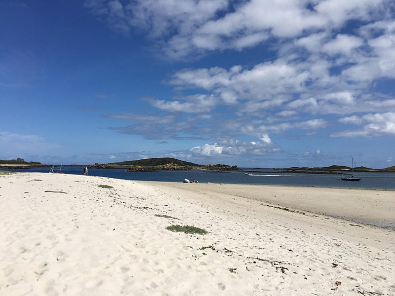 Strand auf Tresco, Ausflug Scilly Insel