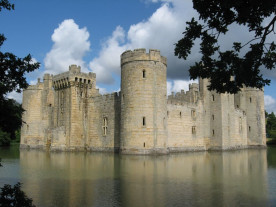 Bodiam Castle in East Sussex