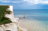 South Downs in Sussex Ausflug während Südostengland Urlaub